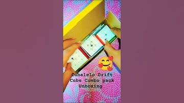 Cubelelo Drift Cube  Combo Pack Unboxing 🥰#shorts #rubikscube #ytshorts #unboxing 😍