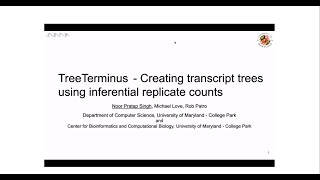 NP Singh. TreeTerminus - Creating Transcript Trees Using Inferential Replicate Counts