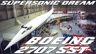 Boeing SST 2707 Supersonic Aircraft. The American Challenge To The Anglo/French Concorde