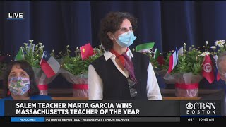 Marta García Of Salem Named Massachusetts Teacher of the Year