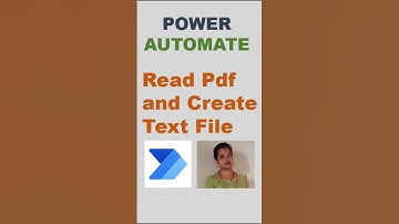 Power Automate Read Pdf, Get text from PDF #powerautomate  #pdf #automation