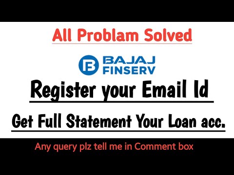 Email Id Update in Bajaj finance । अपना ईमेल अपडेट करे। Get your full loan statement  by #RTMOD