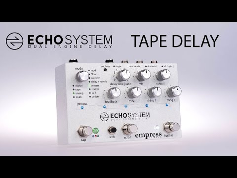 Empress Effects Echosystem Dual Engine Delay Pedal | Sweetwater