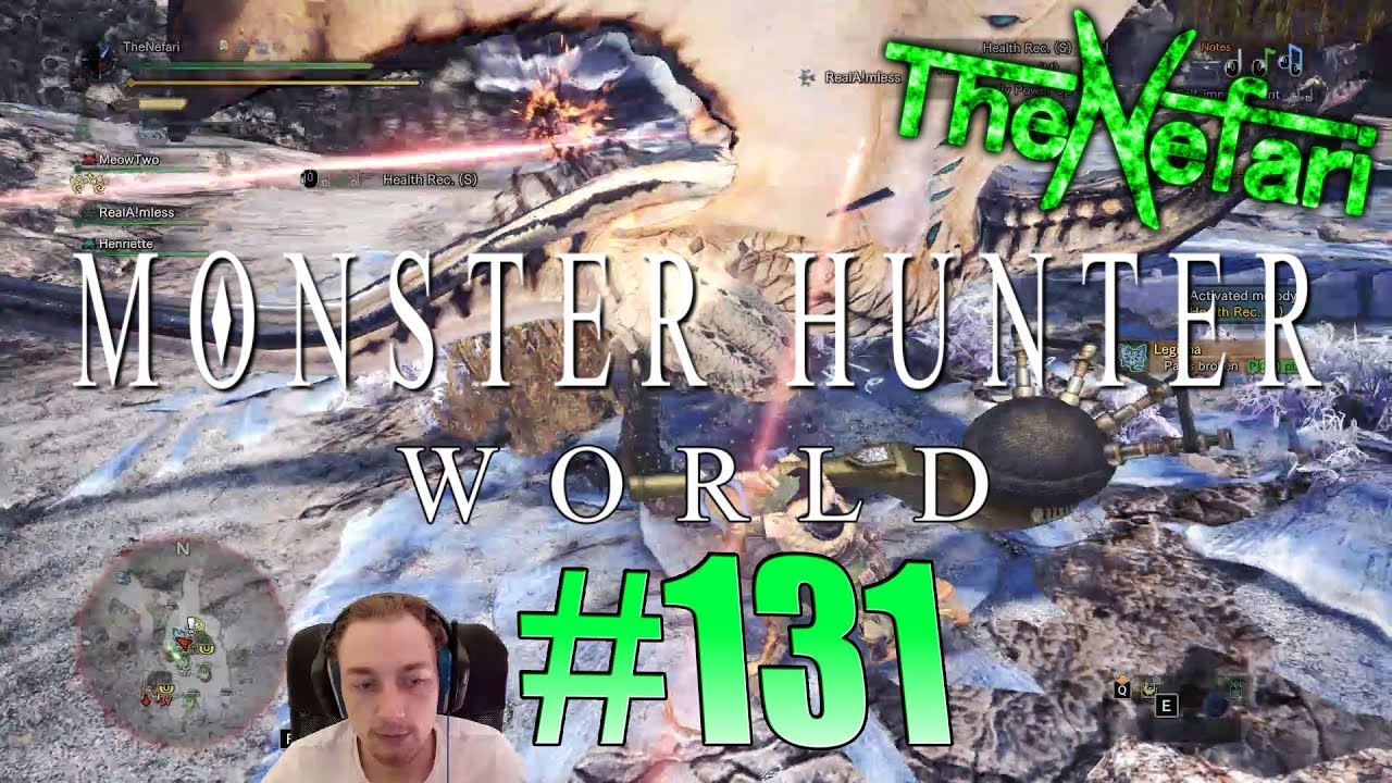 Monster Hunter World Let's Play #131 Farming Legiana Wings