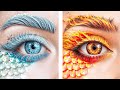 4 Elements in Real Life! Girl on Fire vs Icy Girl!
