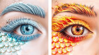 4 Elements in Real Life! Girl on Fire vs Icy Girl!