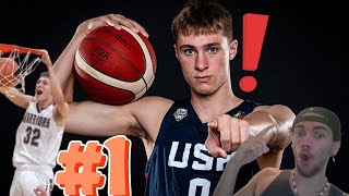 COOPER FLAGG BEST WHITE BOY EVER!? TOP PLAYS & HIGHLIGHTS Reaction