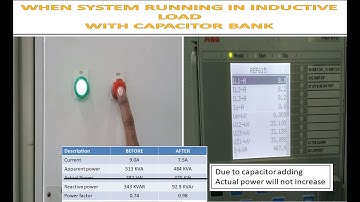 Use of Capacitor bank in Inductive load