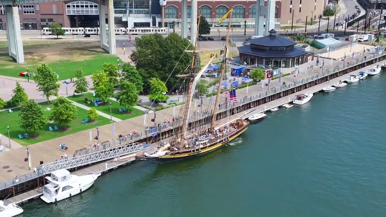 Pride of Baltimore Tall Ship in Buffalo N.Y. - August 2025