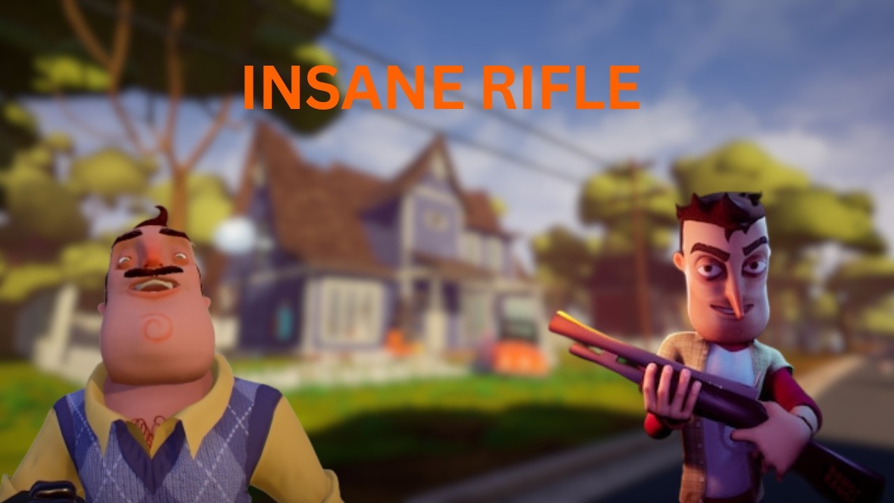 Hello Neighbor Rifle Beating Hello Neighbor with INSANE RIFLE | Hello Neighbor Mods - YouTube