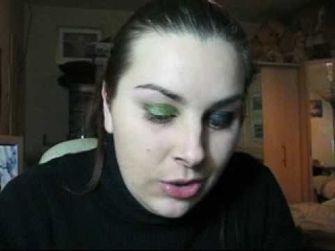 CAT'S EYE GREEN & TEAL look w/ Lumiere & MAC makeup