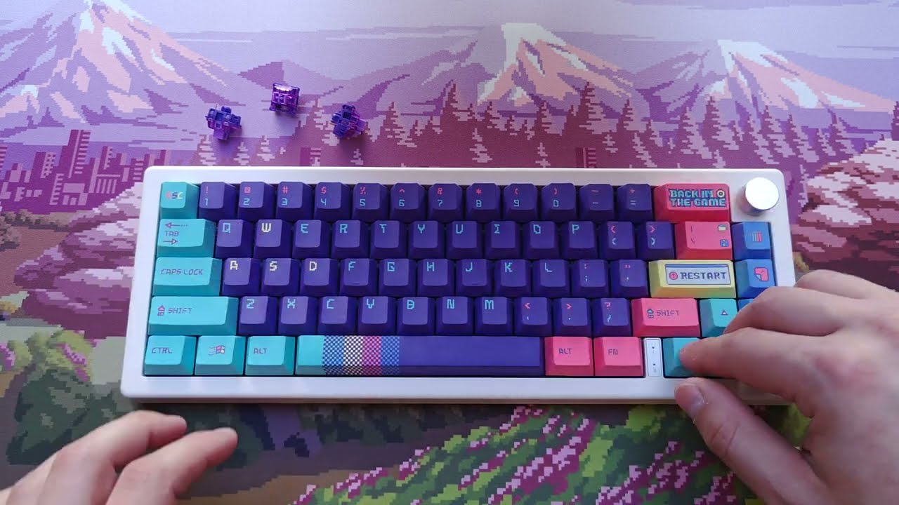 Akko V3 Lavender Purple Pro | GMK67 | sound test - YouTube
