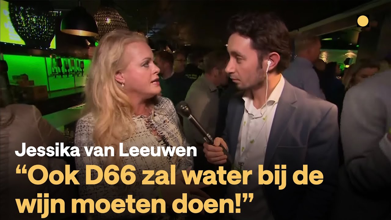 BBB-europarlementariër Jessika Van Leeuwen reageert op D66-winst