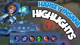 INSANE HARLEY HIGHLIGHTS | MOBILE LEGENDS!