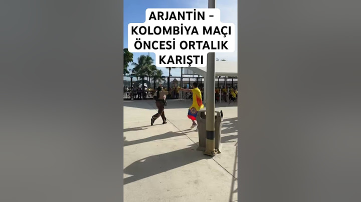 Copa Amerika finali Arjantin - Kolombiya maçı öncesi taraftarlar stat kapılarını geçip içeri girdi