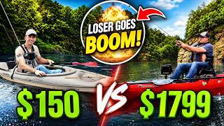 Our Cheapest Vs Most Expensive Fishing Kayak (Loser Goes Boom)