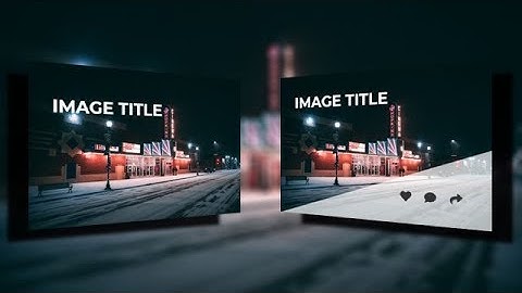 Awesome Hover Effect On Image Using HTML & CSS