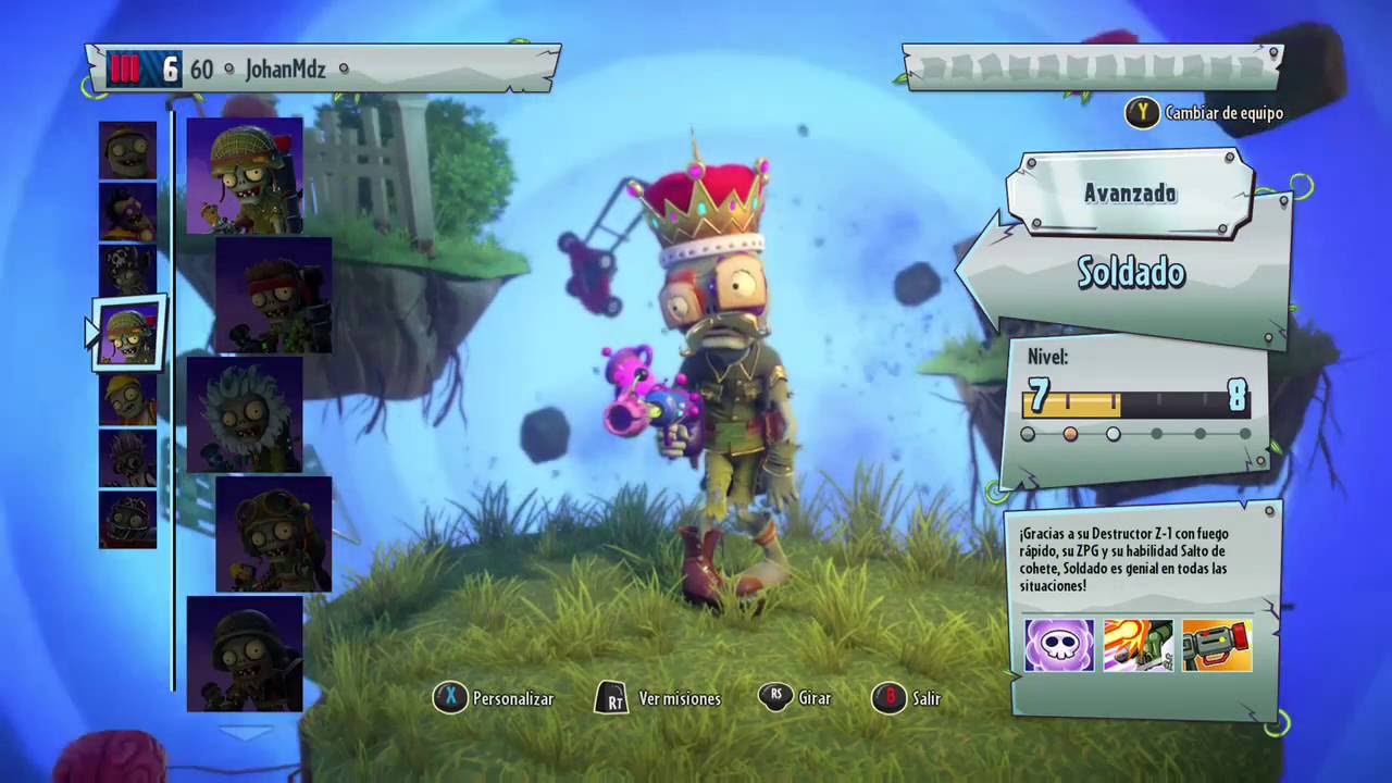 Plants vs Zombies Garden Warfare 2 - Soldado - YouTube