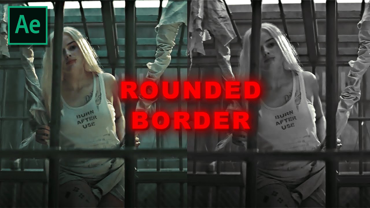 HOW TO : ROUNDED BORDER | After Effects Tutorial - YouTube