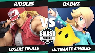 SWT NA East RF Losers Finals - Riddles (Terry) Vs. Dabuz (Rosalina) Smash Ultimate Tournament