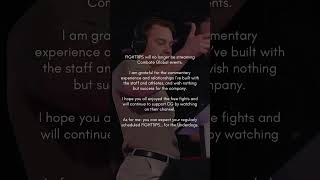 FIGHTTIPS Will No Longer Be Streaming Combate Global Events