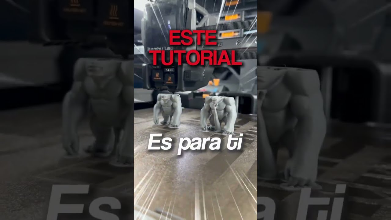 Modelado 3D nivel experto en segundos #3dprinting #bambustudio #shorts