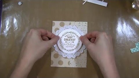 Unity Quick Tip  - Gold Heat Embossing