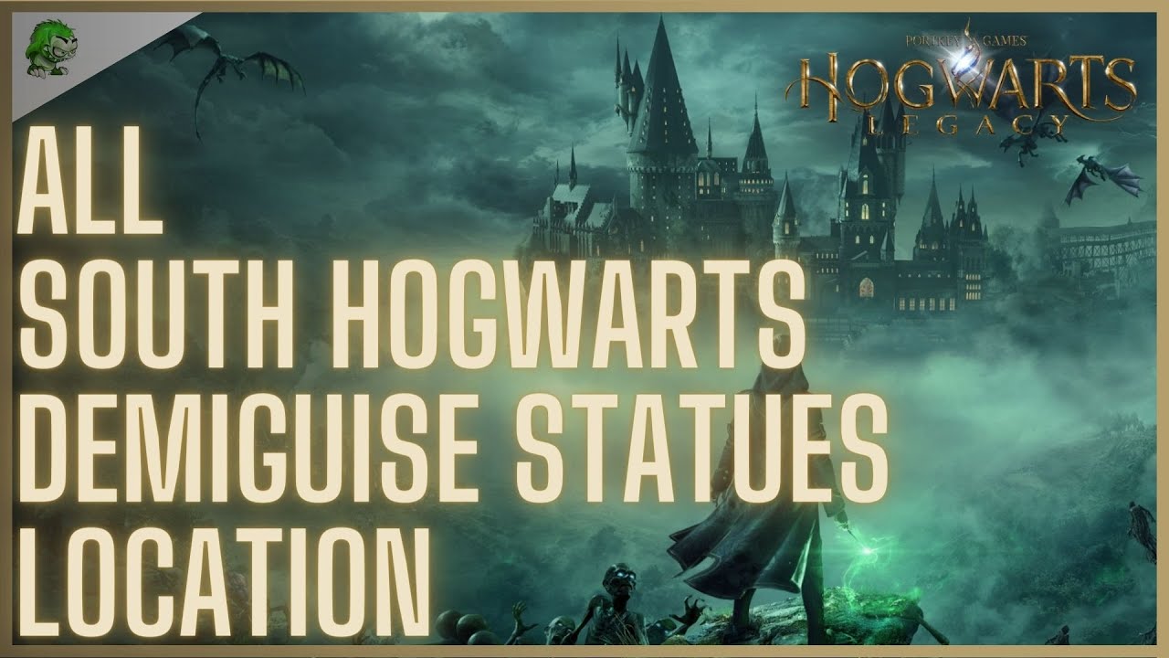 Hogwarts Legacy All South Hogwarts Demiguise Statues Location - YouTube