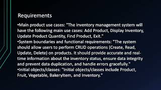 Grocery Store Inventory Management System