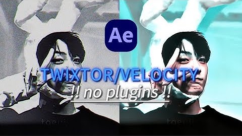 Smooth twixtor/velocity after effects tutorial | WITHOUT PLUGINS