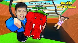 Đu dây cướp Brainrot vượt thử thách lấy toàn con hiếm !? bqThanh Spiderman Ốc Gà screenshot 4