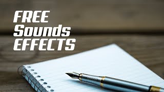 Pen Writing on Paper | Free HQ Sound Effect