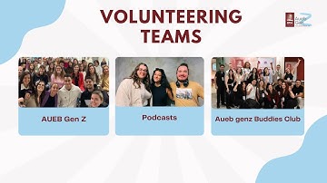 Click to Explore Volunteering at AUEB