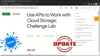 Use APIs to Work with Cloud Storage: Challenge Lab | ARC125 | Solution