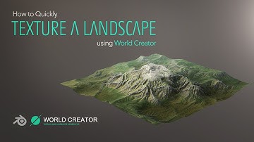 How to Quickly Texture Landscapes using World Creator