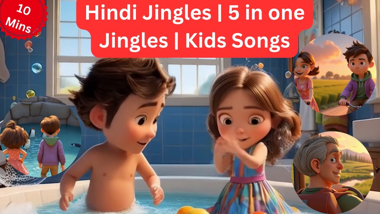BabyJingles | Kids songs 5 in one |Hindi songs| Cartoon songs Children