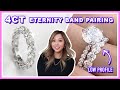 What You Should Know BEFORE Buying your Wedding Band | 4ct Eternity Band