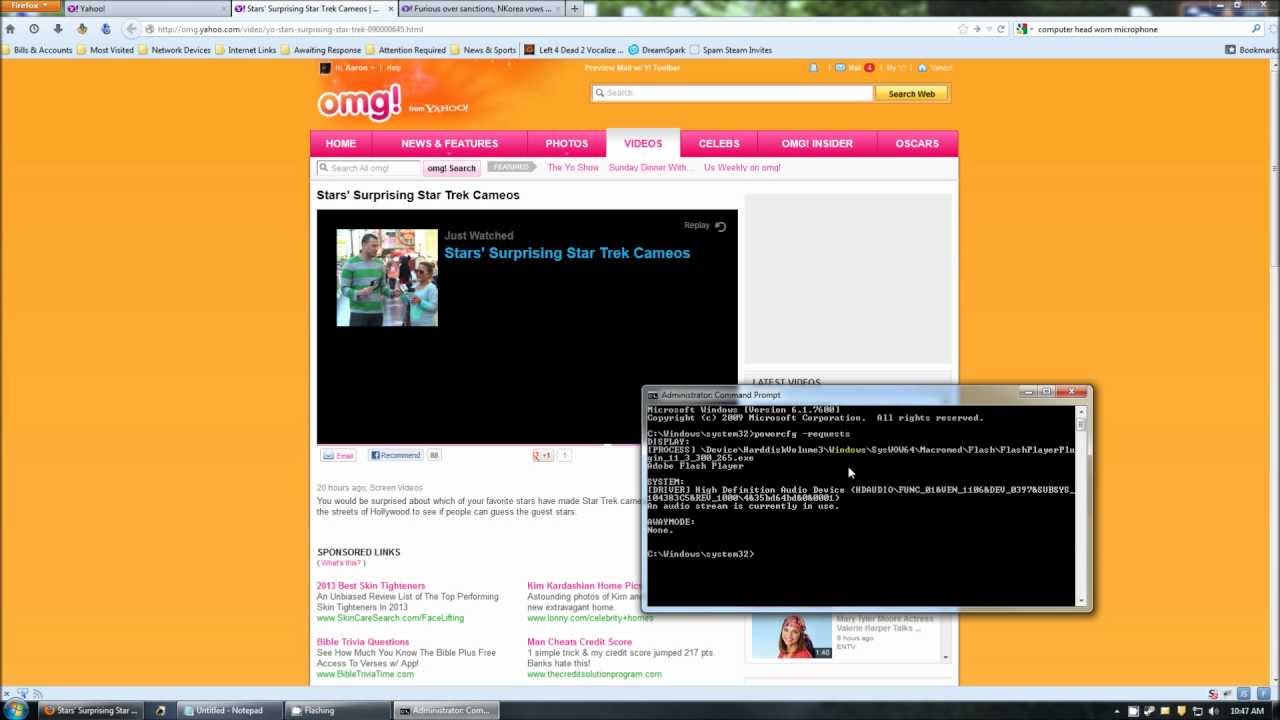 Screensaver not starting? Fix it with the "powercfg" command.