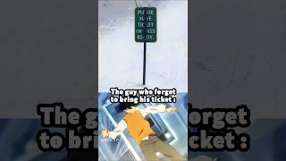 Ticket or... you know 😳