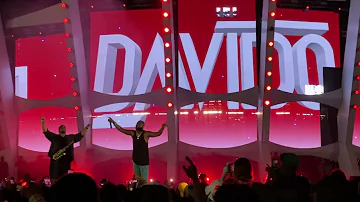 Davido goes spiritual while performing JOWO on stage at DAVIDO TIMELESS concert