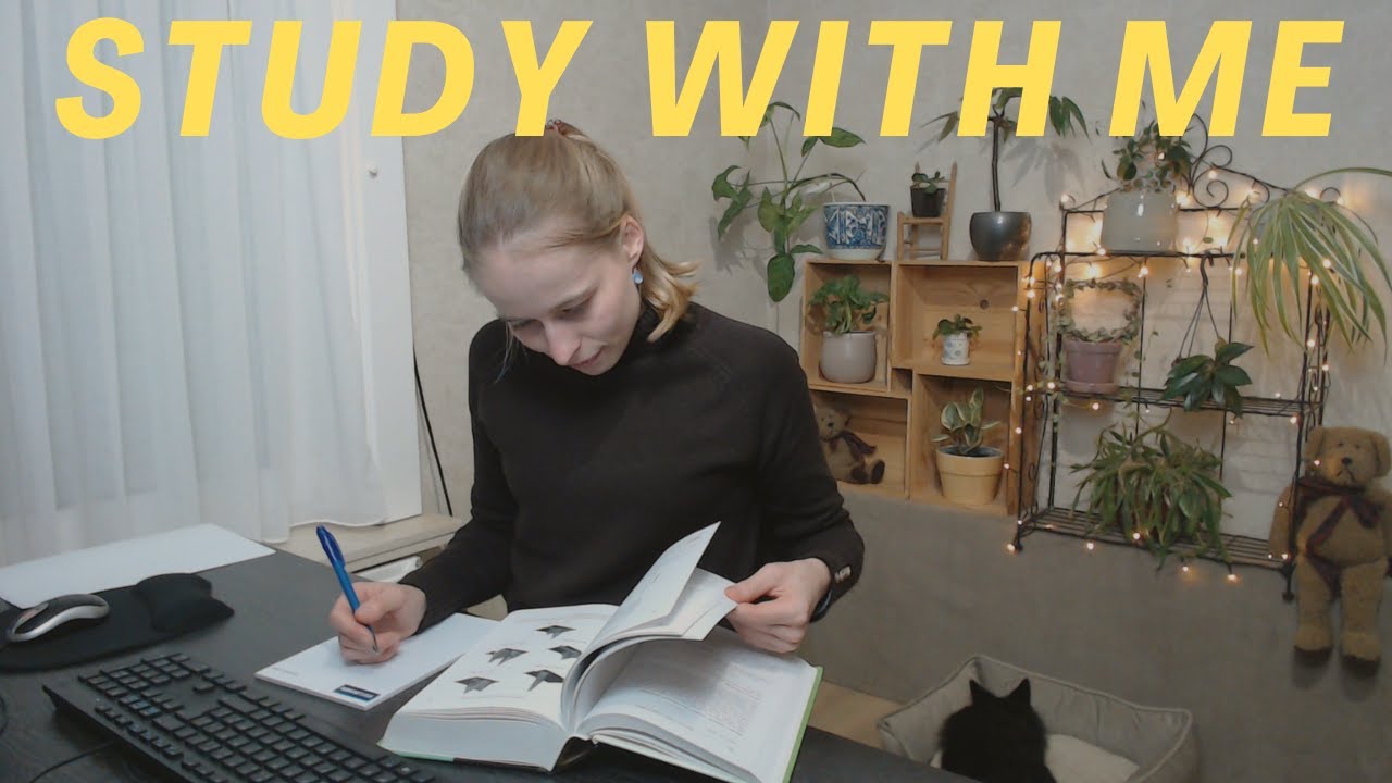 2 HOURS Study With Me 💛 Productive Evening!🦾