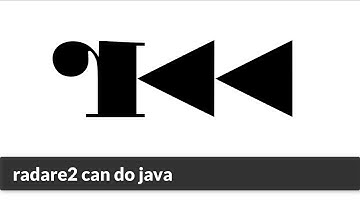 radare2 can do java
