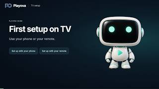 Playova TV Setup: Phone (QR Code) and Remote screenshot 5