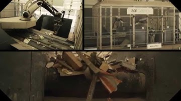 First robot based sorting plant in the wolrd - Full plant video