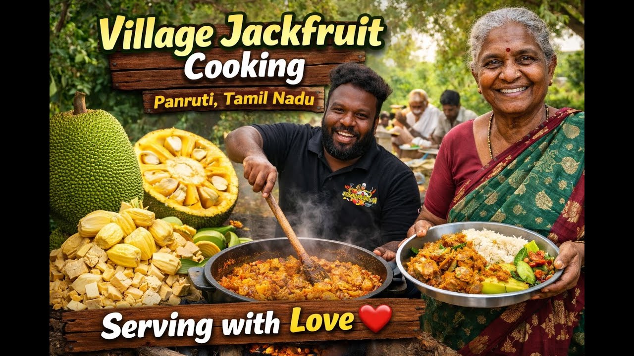 Pam Ruti Panruti Diaries | Village jackfruit feast in Panruti - YouTube