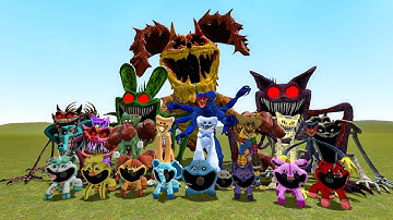 ALL SMILING CRITTERS VS ALL FNAF 1 10 ANIMATRONICS In Garry