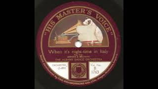 When its night-time in Italy - The Albany Dance Orchestra