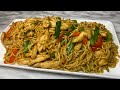Transform your Instant MI GORENG  into a nice CHICKEN NOODLE STIR FRY