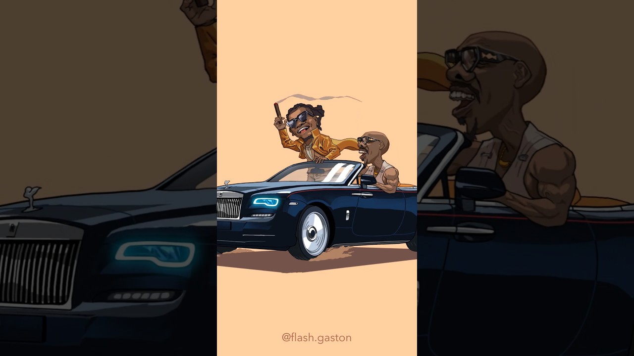 IYO FOTO animation, Bruce Melodie ft Bien. #shorts #rwandamusic #brucemelodie