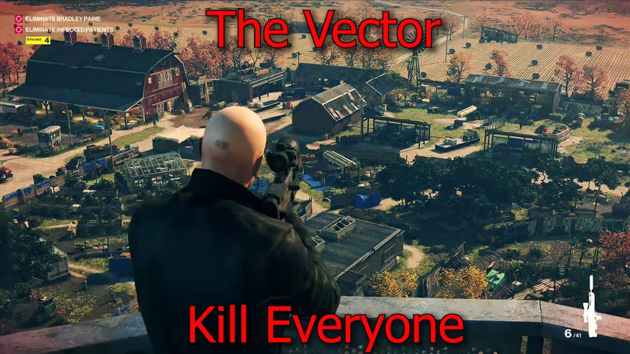 Hitman 2 The Vector Kill Everyone Challenge